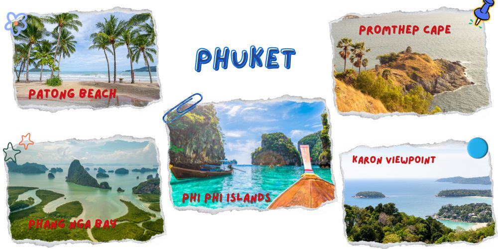phuket attractions showing different beaches- Koh Samui vs Phuket