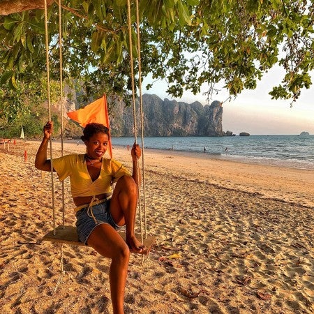 social media post by talishasvegantravels