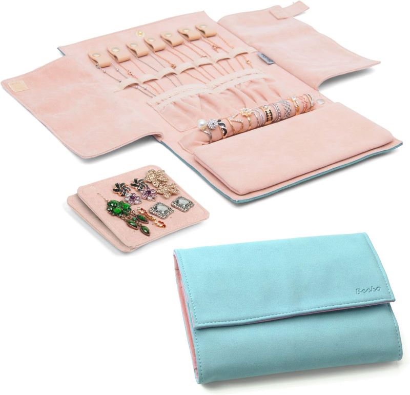 Jewelry organizer with some rings and earrings