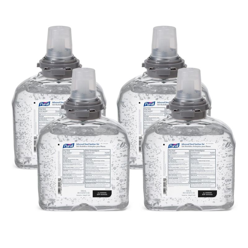 4 packs of clear hand sanitizer